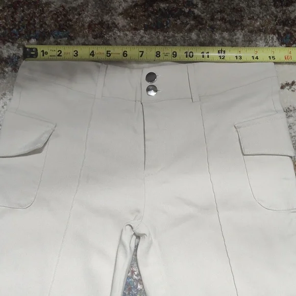 SHEIN Cream Pants NWOT - Picture 12 of 13